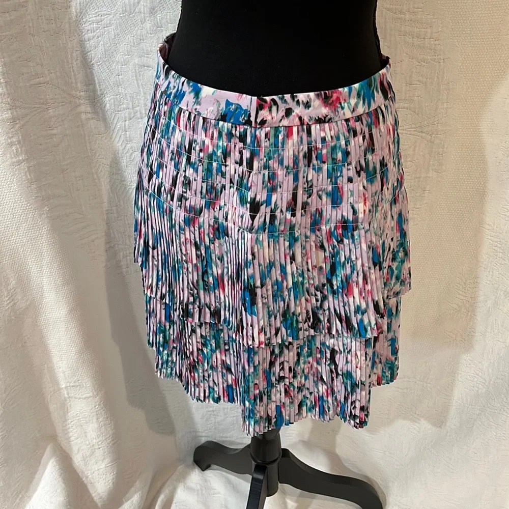 J Crew tiered pleated skirt, size‎ 2